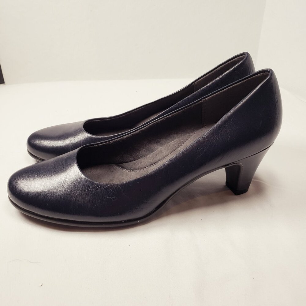 AEROSOLES Women's Navy Blue Heels - Picture 6 of 14
